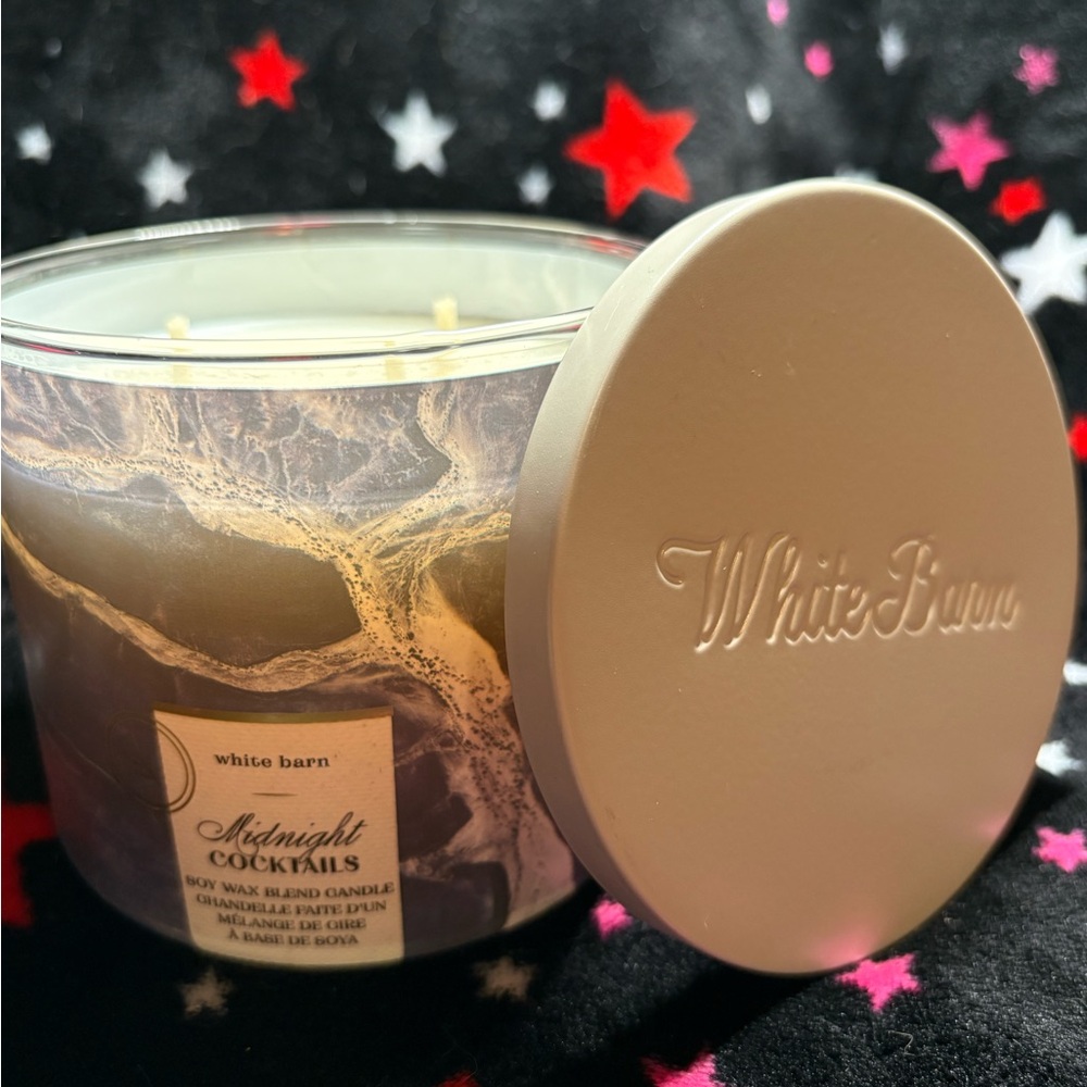 White Barn Midnight Cocktails Candle - Cream and Brown